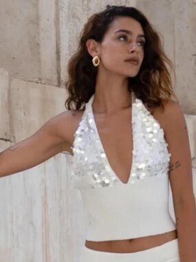 12th Tribe Sequin Top